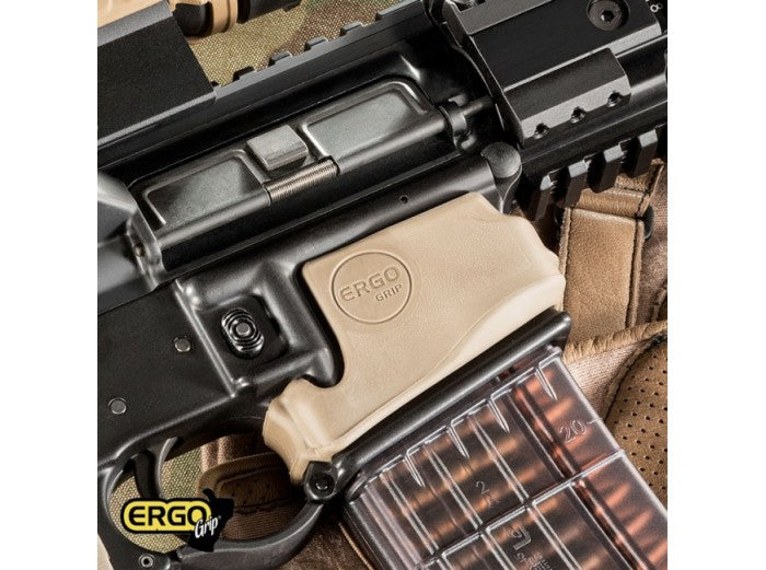 ergo-never-quit-magwell-grip-for-ar15-m16-m4-magazine-well-dark-earth |  Bunny Workshop