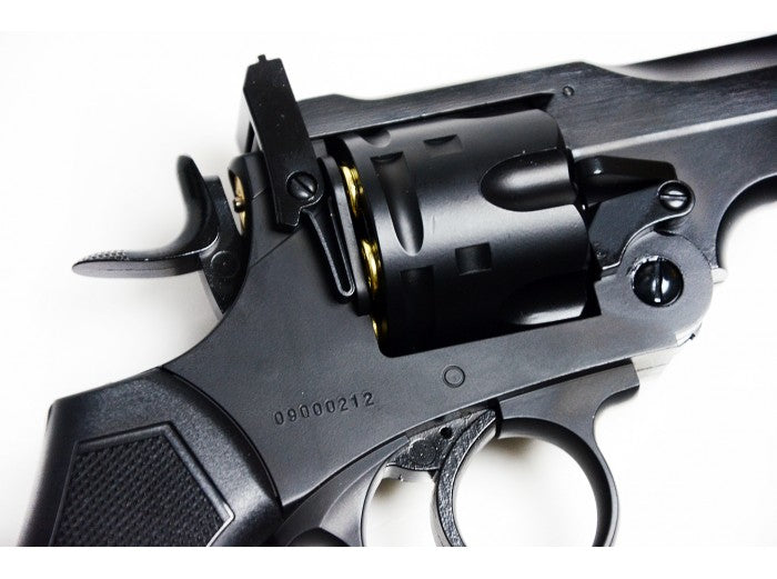 WG - Webley Mark VI 6mm BB CO2 Revolver (Classic Black) | Bunny Workshop