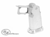 Airsoft Masterpiece Aluminum Grip for Hi-CAPA Type 3 (Silver)