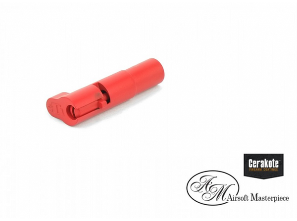 Airsoft Masterpiece CNC Stainless Steel Magazine Release Catch - STI Style (Cerakote USMC Red)