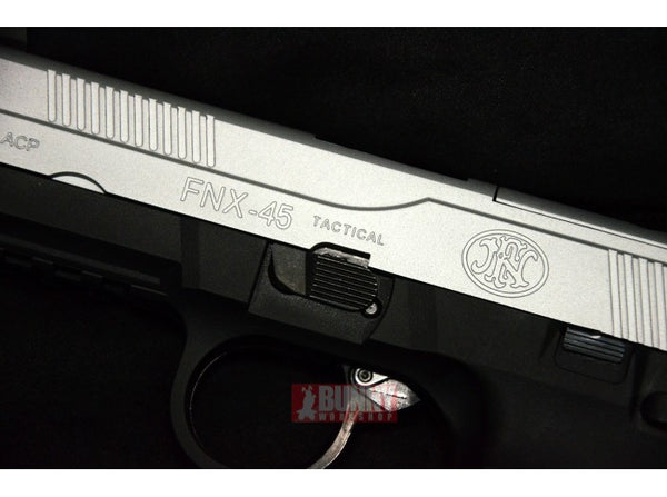 Bunny Custom - Stainless FNX45 Tactical Gas Blowback Pistol