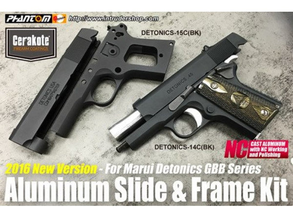 Guarder Aluminum Kit for MARUI DETONICS.45 -2016 New Version (Cerakote Black/Early Marking)