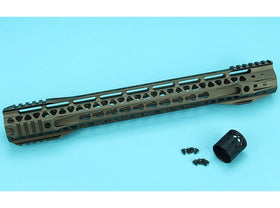 G&P MOTS II 16.2 Inch Keymod Handguard (Sand)