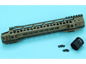 G&P MOTS II 12.5 Inch Keymod Upper Cut Handguard (Sand)