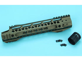 G&P MOTS II 10.75 Inch Keymod Upper Cut Handguard (Sand)