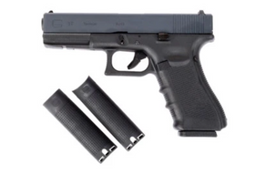 WE G17 Rail Steel Silde GBB Pistol