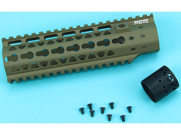 G&P MOTS 8 Inch Keymod Rail for WA M4A1 GBB (Sand)