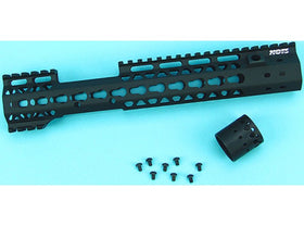 G&P MOTS 12 inch Keymod MRE for WA M4 GBB (Black)