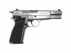 WE Browning Hi-Power MK3 MKIII GBB Pistol Airsoft (Silver / Custom Marking)