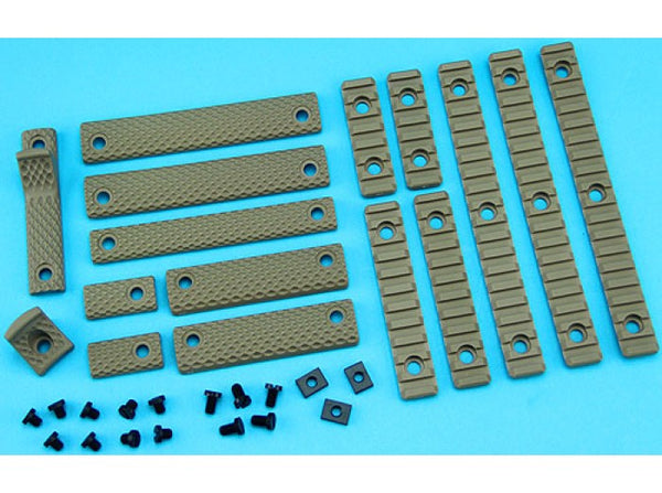 G&P URX III Rail Cover Set (Long, Sand)