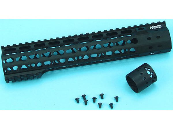 G&P MOTS 10.75 Inch Keymod Rail for WA M4A1 GBB (Black)